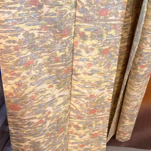 Gorgeous! Multicolor Yukata Kimono with Abstract Pattern feels like linen 211 - Picture 5 of 7